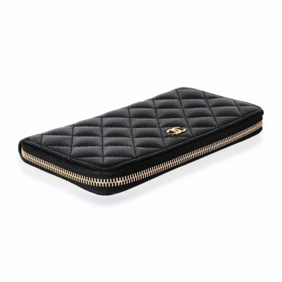 CHANEL Continental Caviar Skin Zipp Wallet - Picture 7 of 12